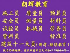 重庆土建质量员考试在线测试模拟题